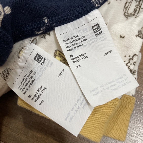 3/$20 Uniqlo x Winnie the Pooh long sleeve onesies - Picture 6 of 6